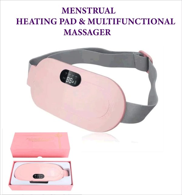 Period Pain Relief Belt — Heat & Vibration Massage for Cramps