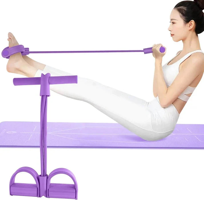 Portable Resistance Band Ab Workout Trainer – Full Body Home Fitness Equipment