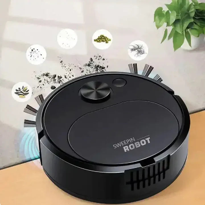 🤖🧹 Mini Robot Vacuum Cleaner – Let Your Robot Do the Cleaning! ✨